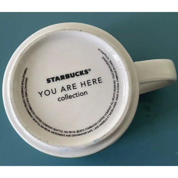 Starbucks You Are Here Collection Seattle 14oz Mug 2015 MINT - Picture 6 of 7